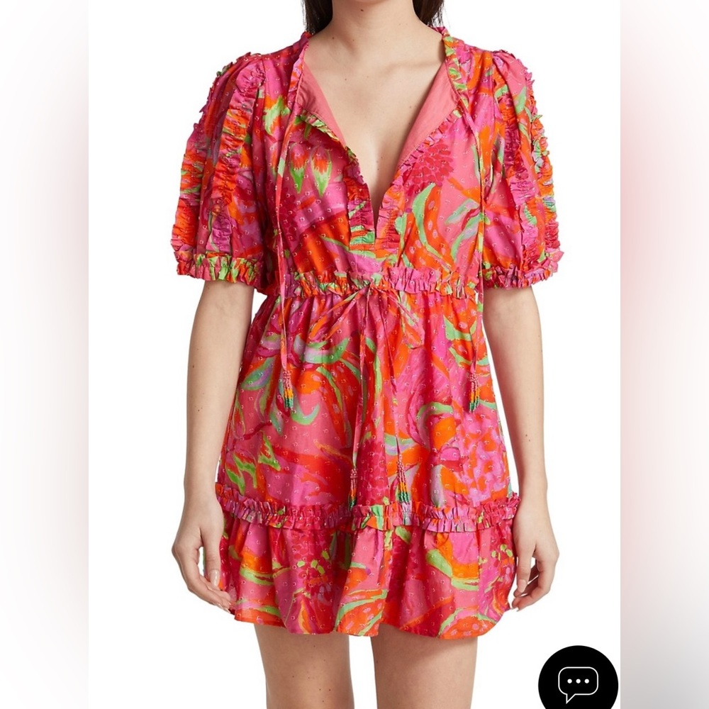 FARM RIO - Fruit Brush Mini Dress